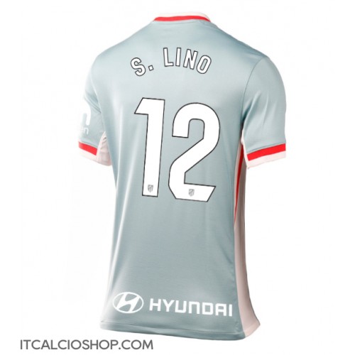 Atletico Madrid Samuel Lino #12 Seconda Maglia Femmina 2024-25 Manica Corta